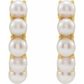 The Orbit Pearl Hoops