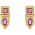 The Geometric Bar Earrings