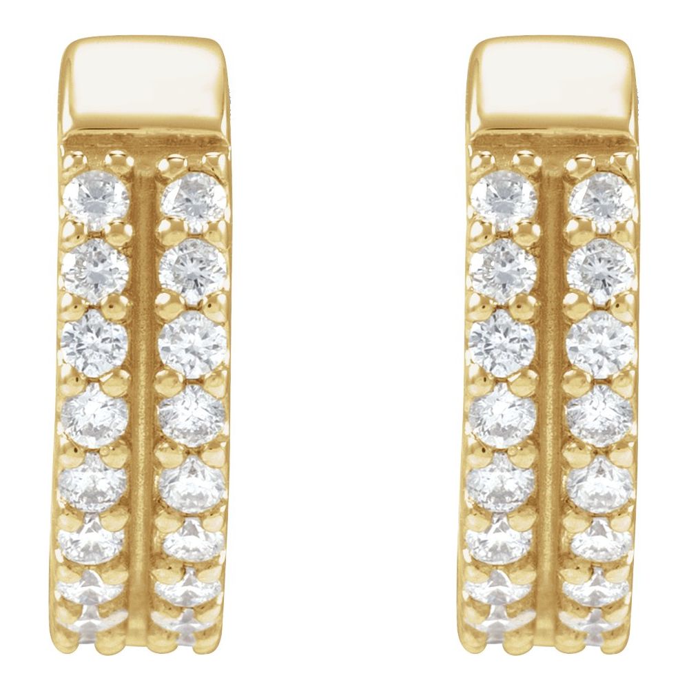 The Parallel Pavé Hoops