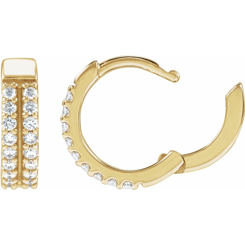 The Parallel Pavé Hoops