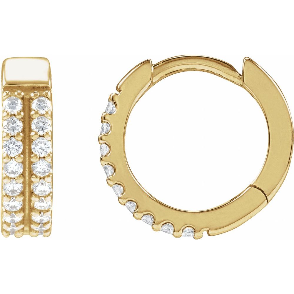 The Parallel Pavé Hoops