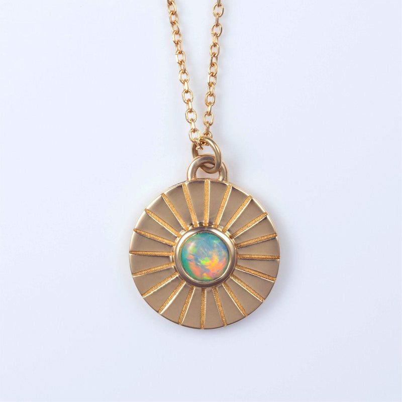 Crystal Opal Amulet II - Sara Gallo Custom Jewelers