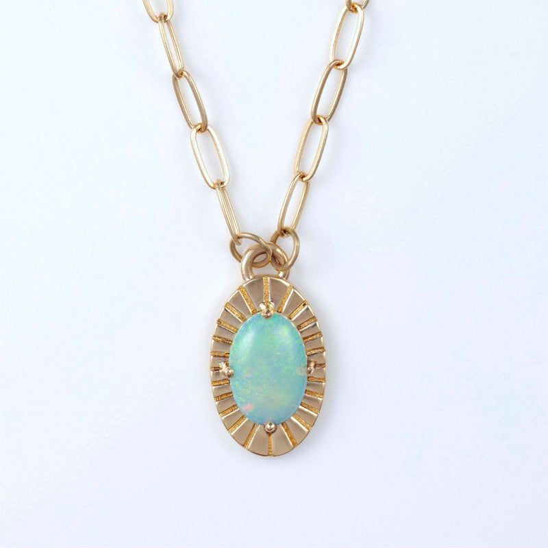 Crystal Opal Amulet III - Sara Gallo Custom Jewelers