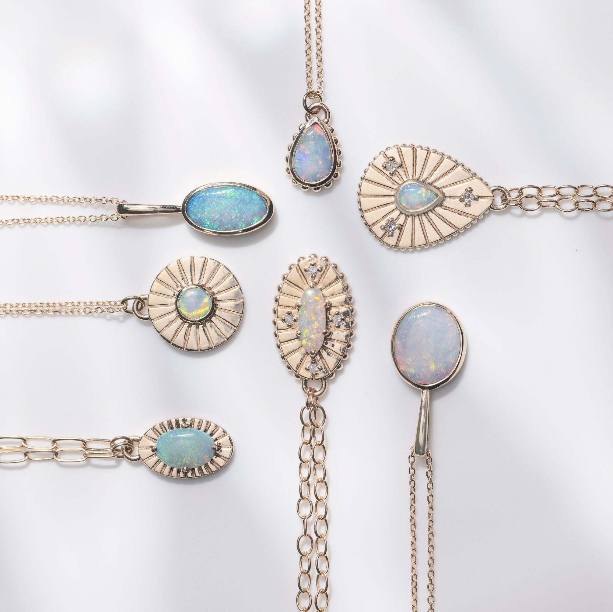 Crystal Opal Amulet V - Sara Gallo Custom Jewelers