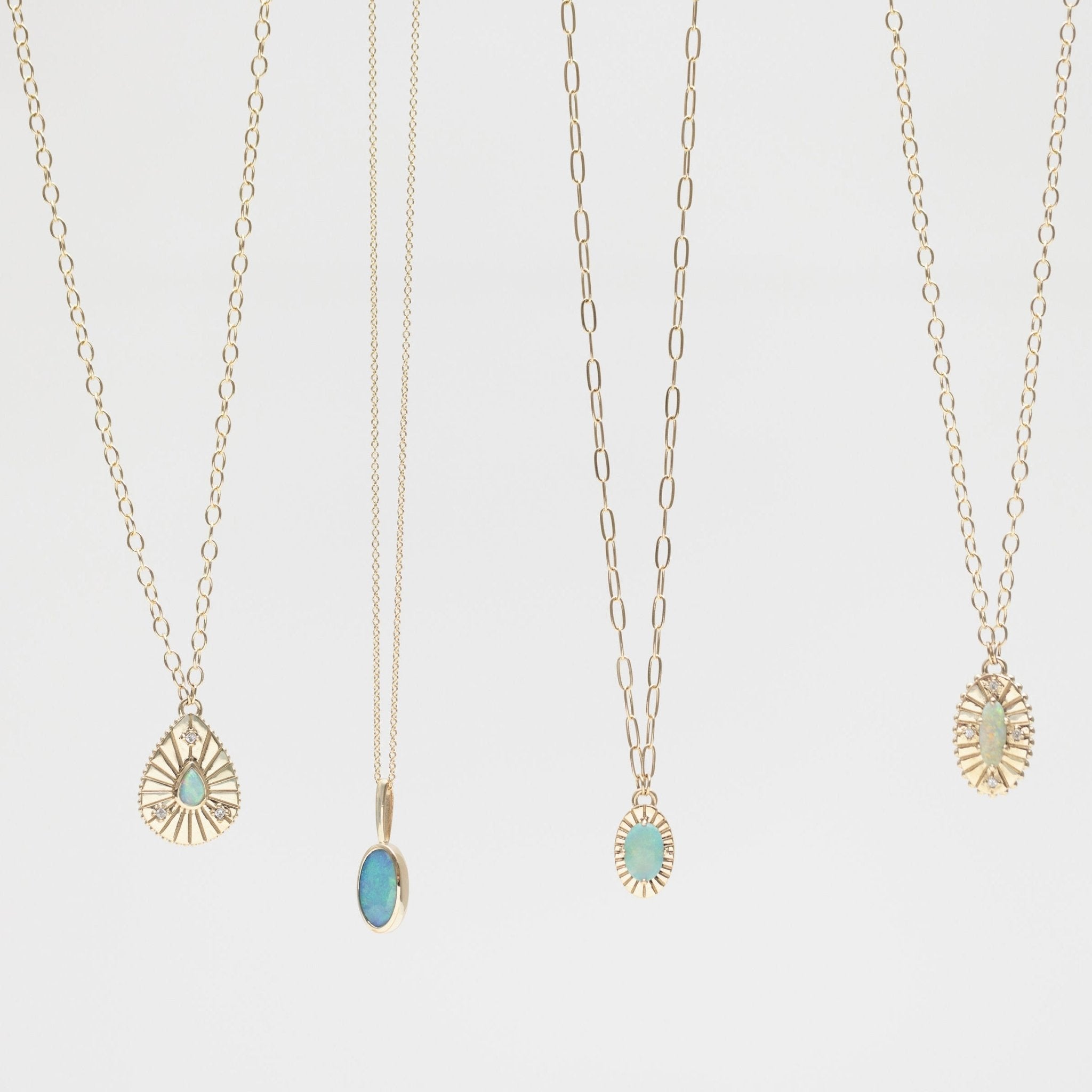 Crystal Opal Amulet V - Sara Gallo Custom Jewelers