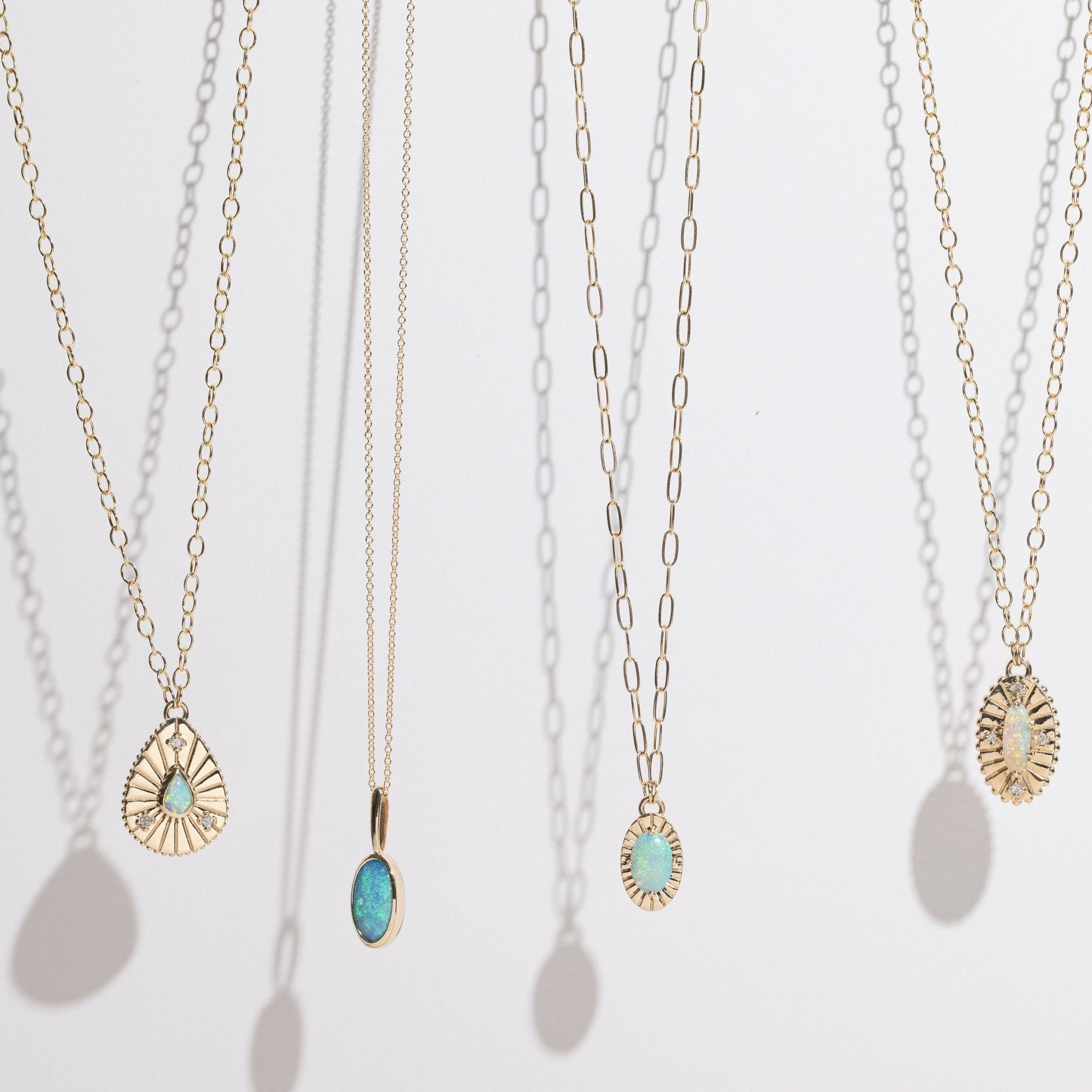 Crystal Opal Amulet V - Sara Gallo Custom Jewelers