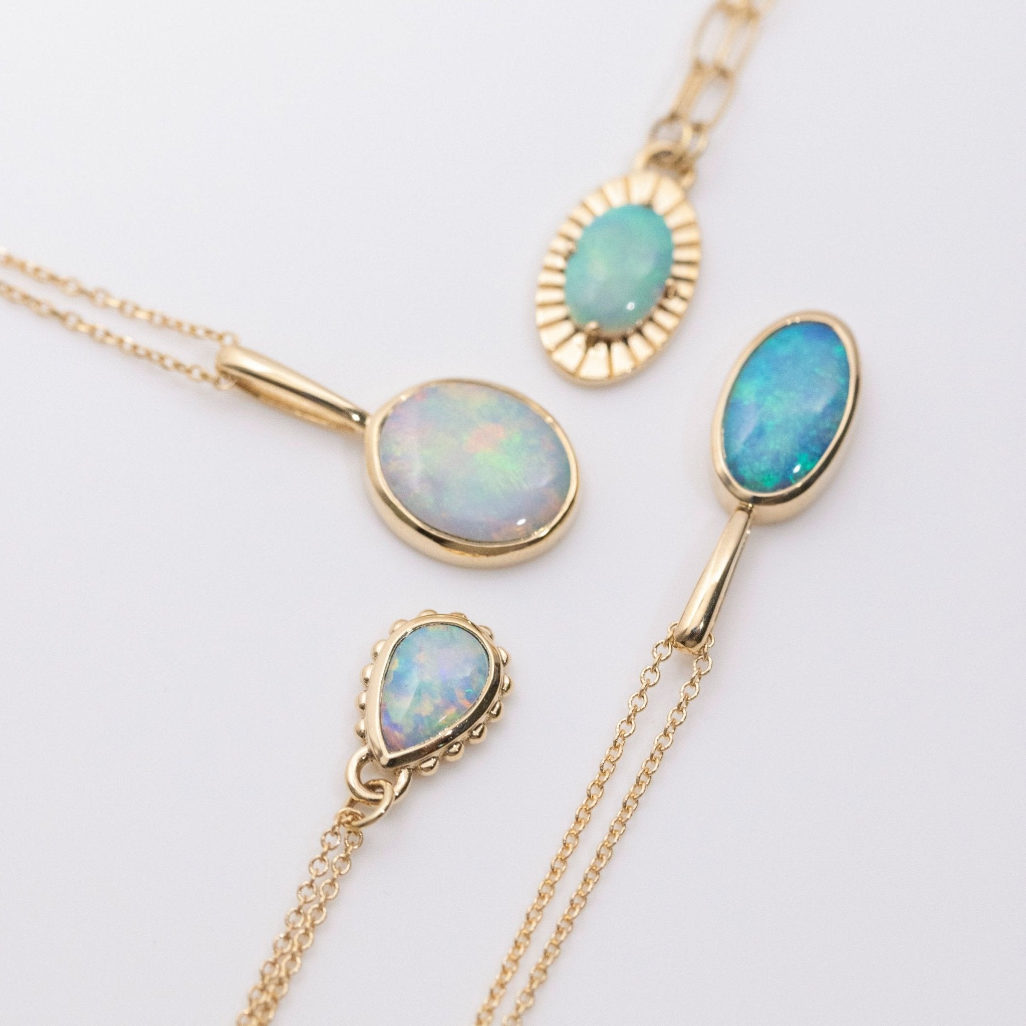 Crystal Opal Amulet VII – Sara Gallo Custom Jewelers