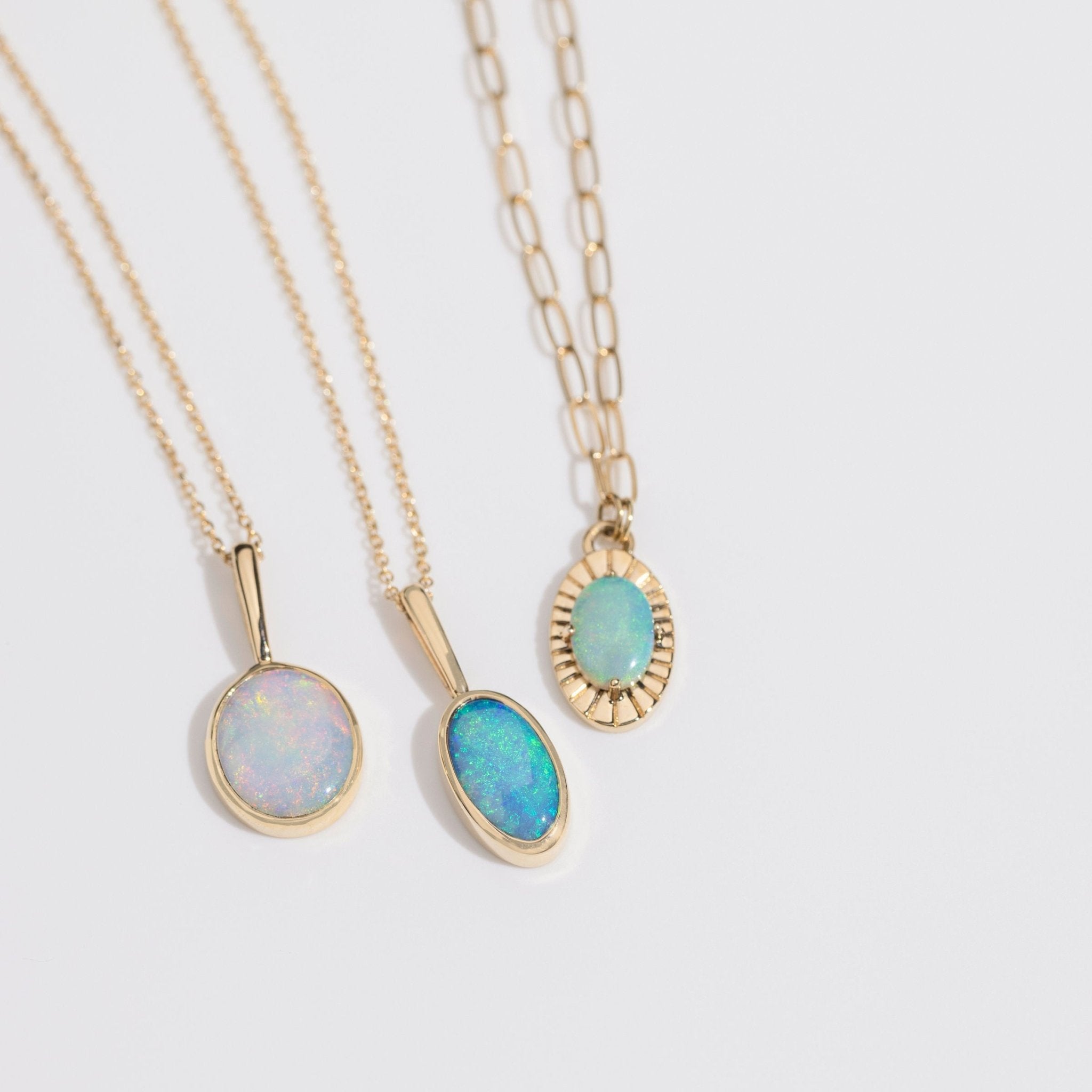 Crystal Opal Amulet VII – Sara Gallo Custom Jewelers