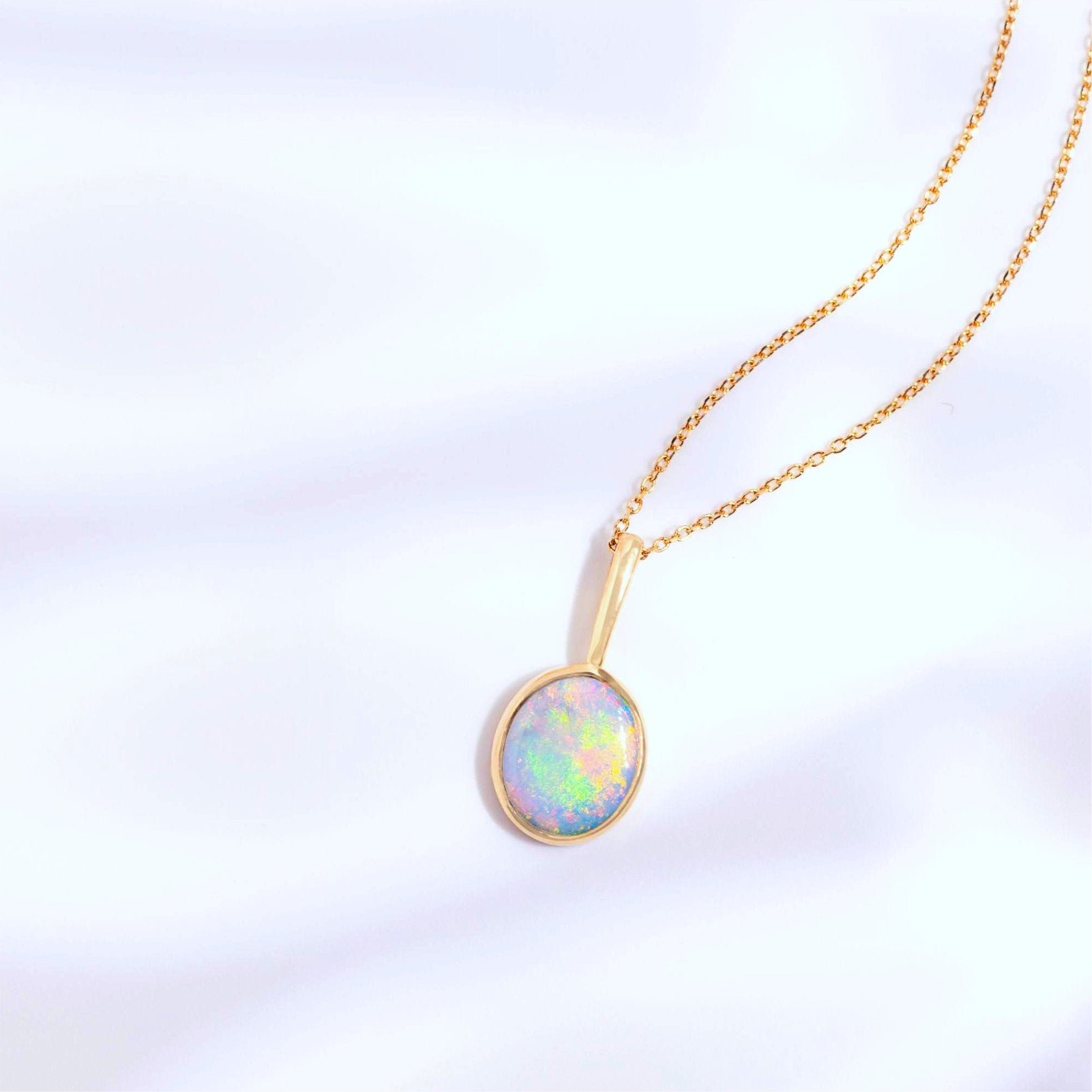 Crystal Opal Amulet VII – Sara Gallo Custom Jewelers