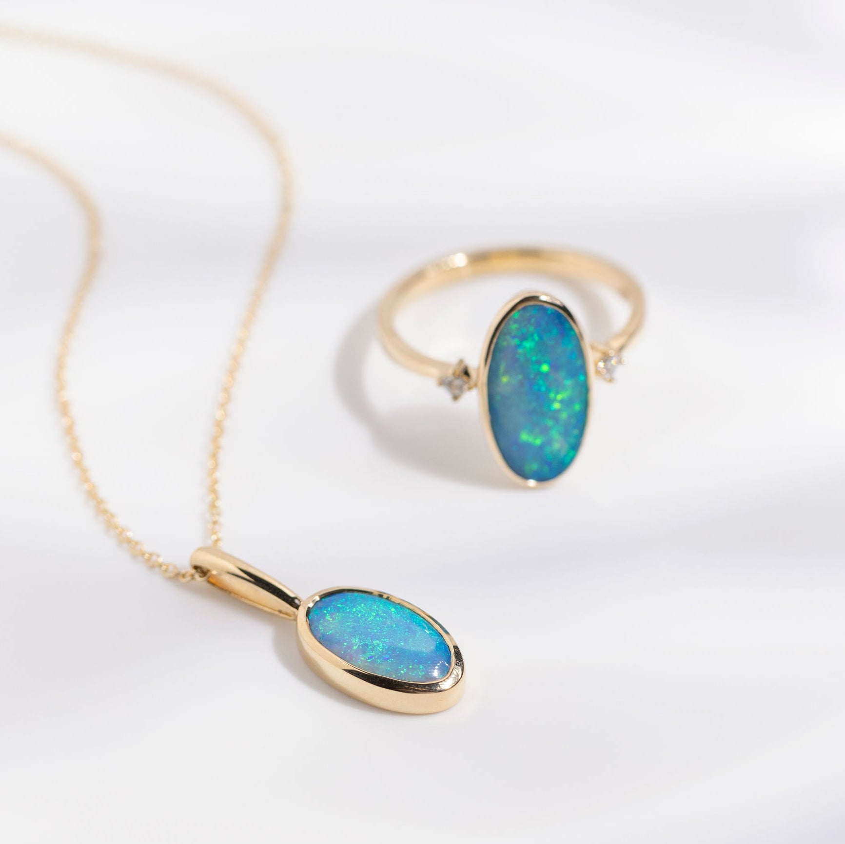 Crystal Opal Amulet VIII – Sara Gallo Custom Jewelers