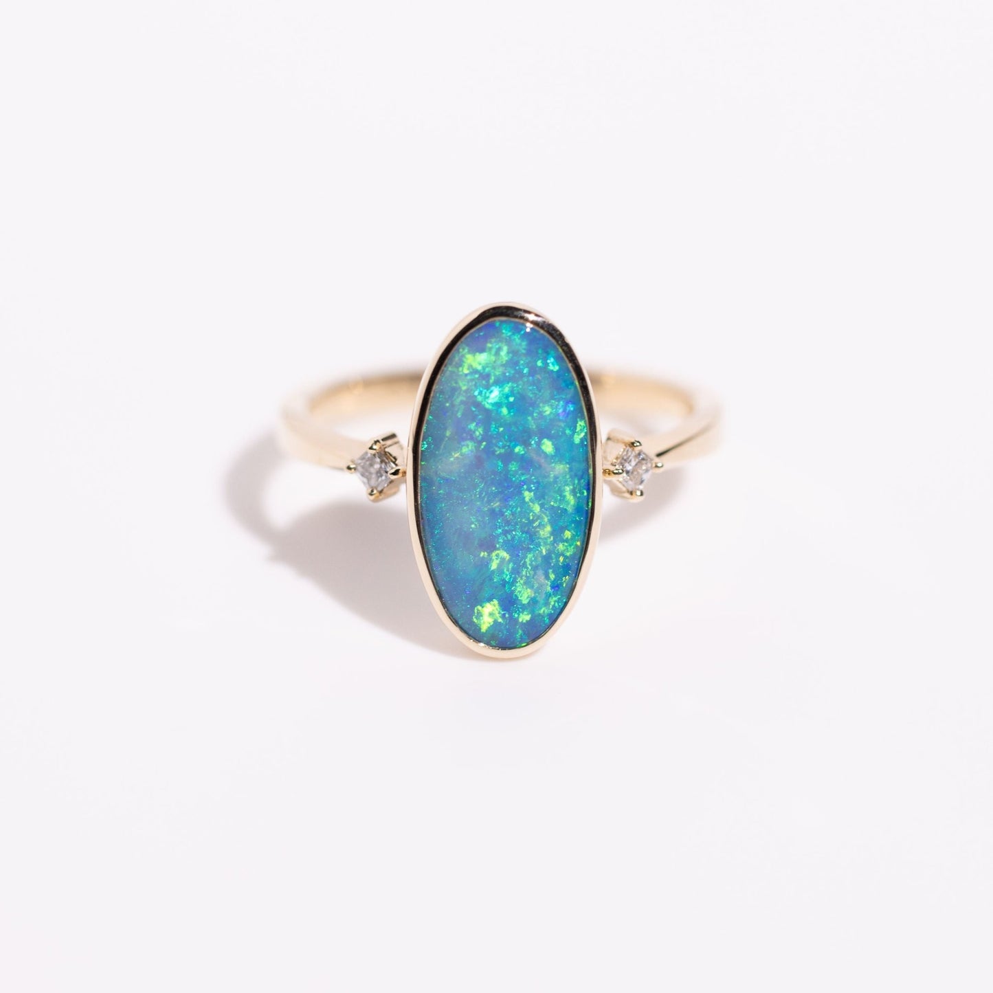 Crystal Opal Ring III - Sara Gallo Custom Jewelers