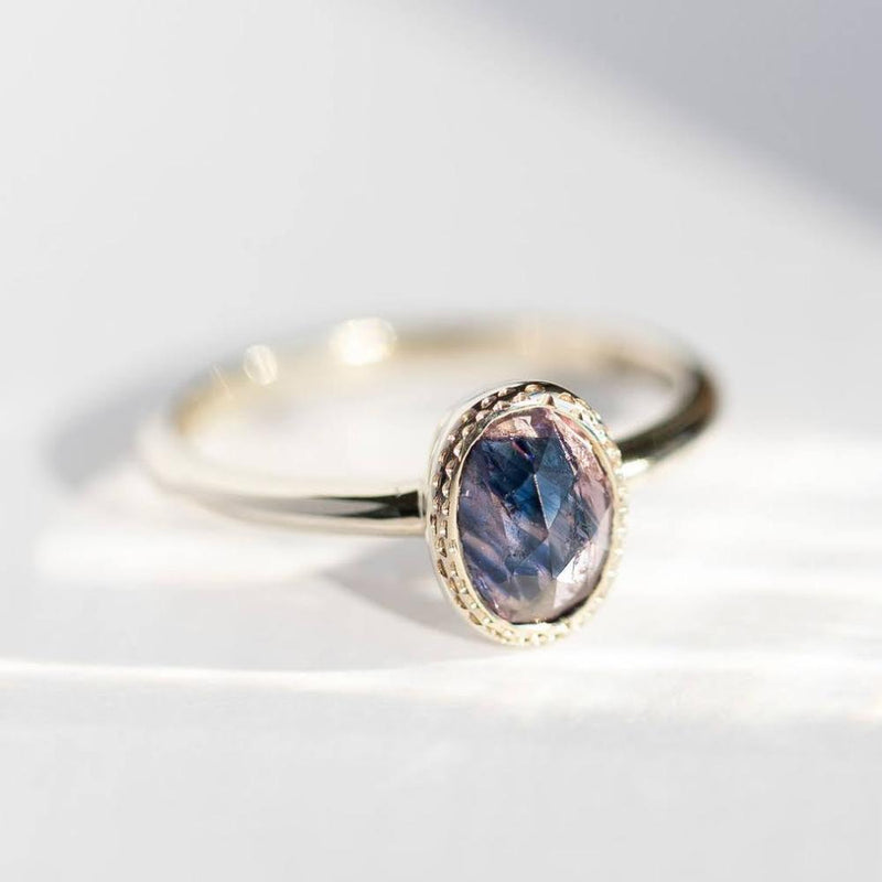 Poisonberry Sapphire Ring - Sara Gallo Custom Jewelers