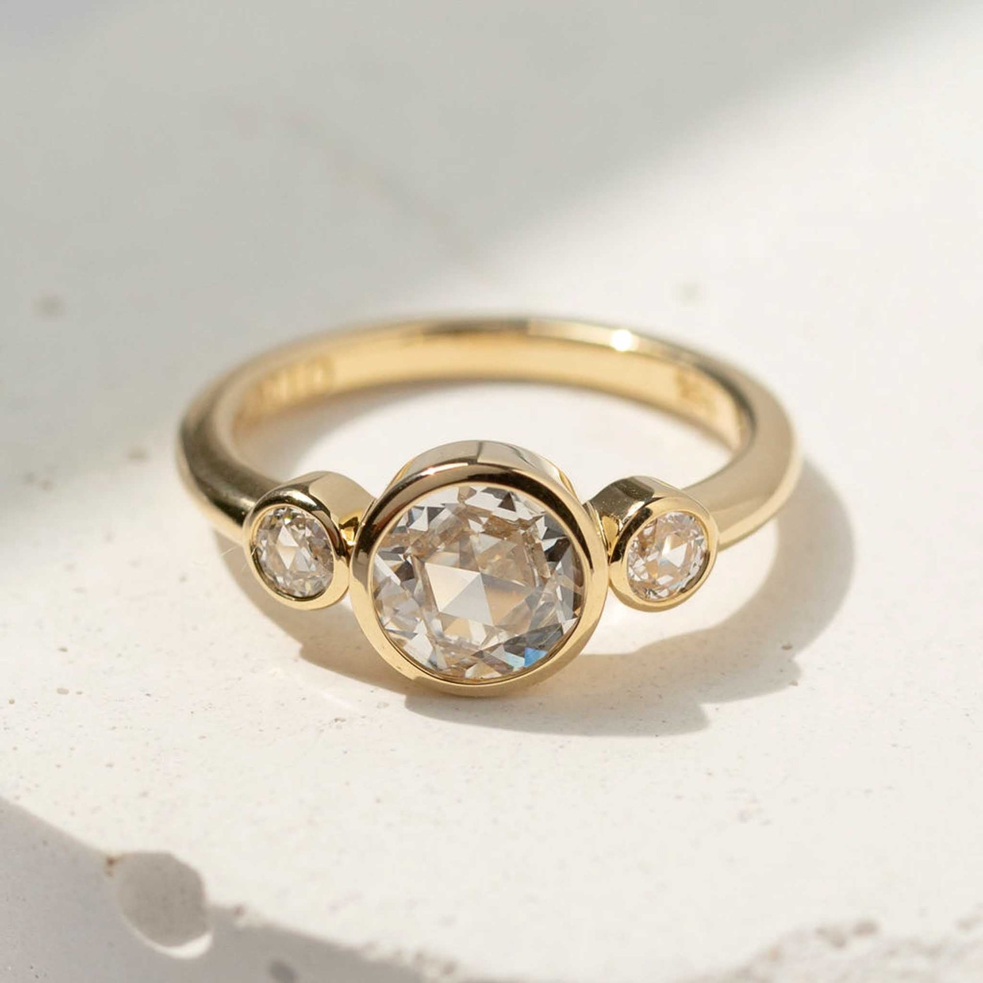 Rose Cut Diamond Ring - Sara Gallo Custom Jewelers