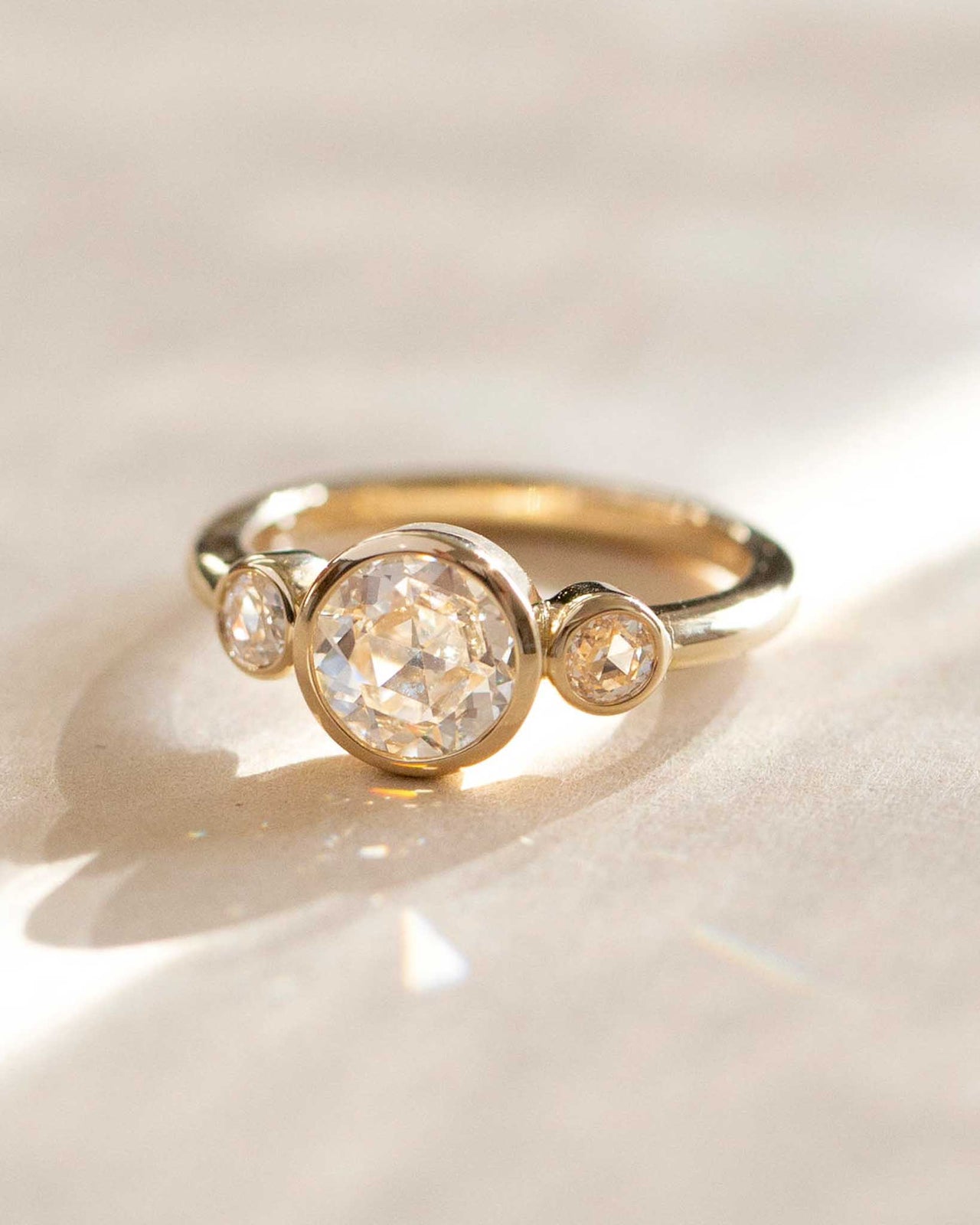 Rose Cut Diamond Ring - Sara Gallo Custom Jewelers