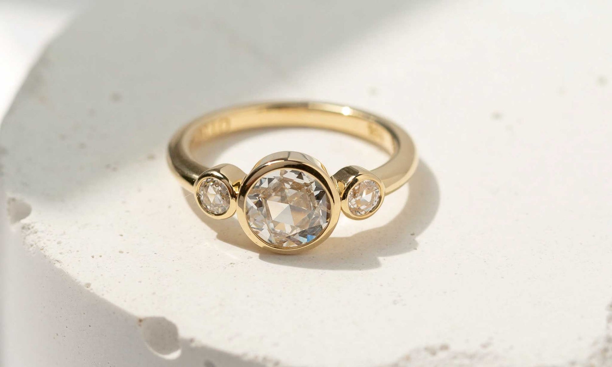 Rose Cut Diamond Ring - Sara Gallo Custom Jewelers