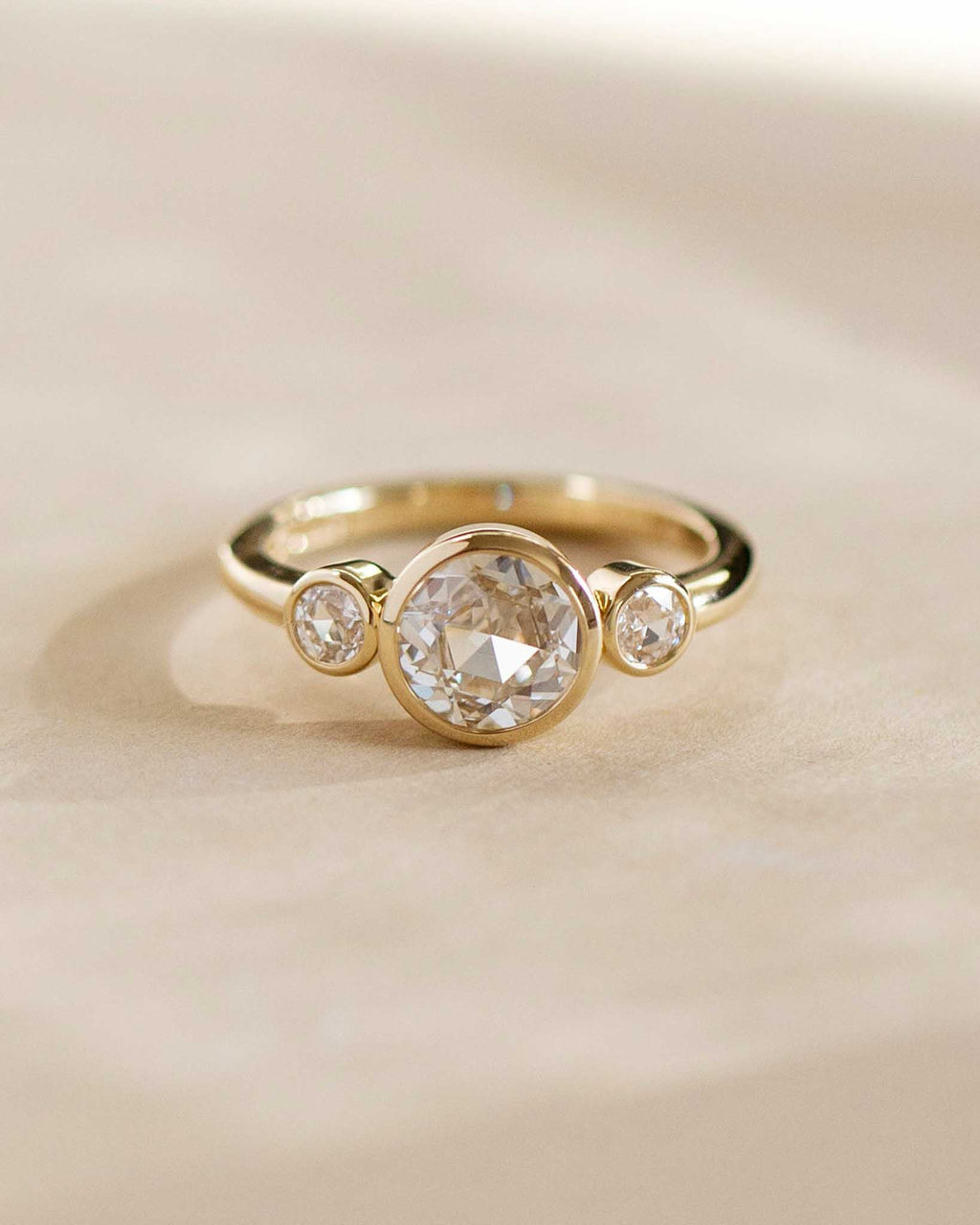 Rose Cut Diamond Ring - Sara Gallo Custom Jewelers