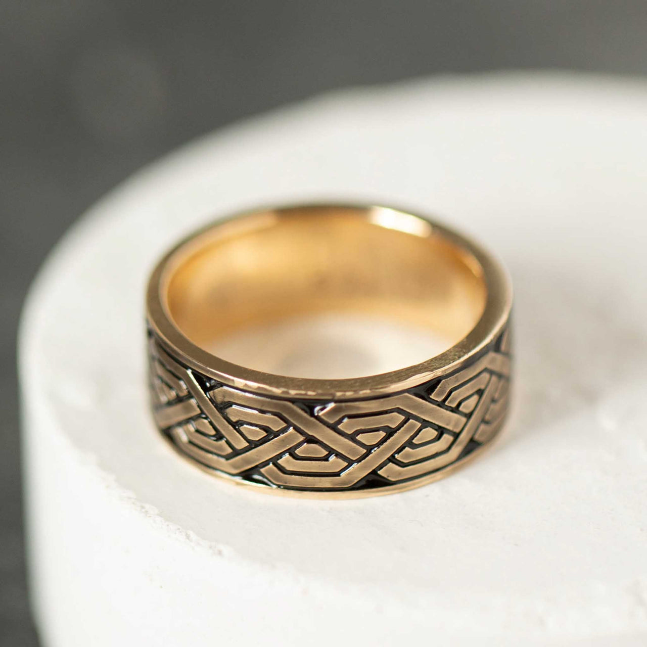 Sailor's Knot Wide Band - Sara Gallo Custom Jewelers