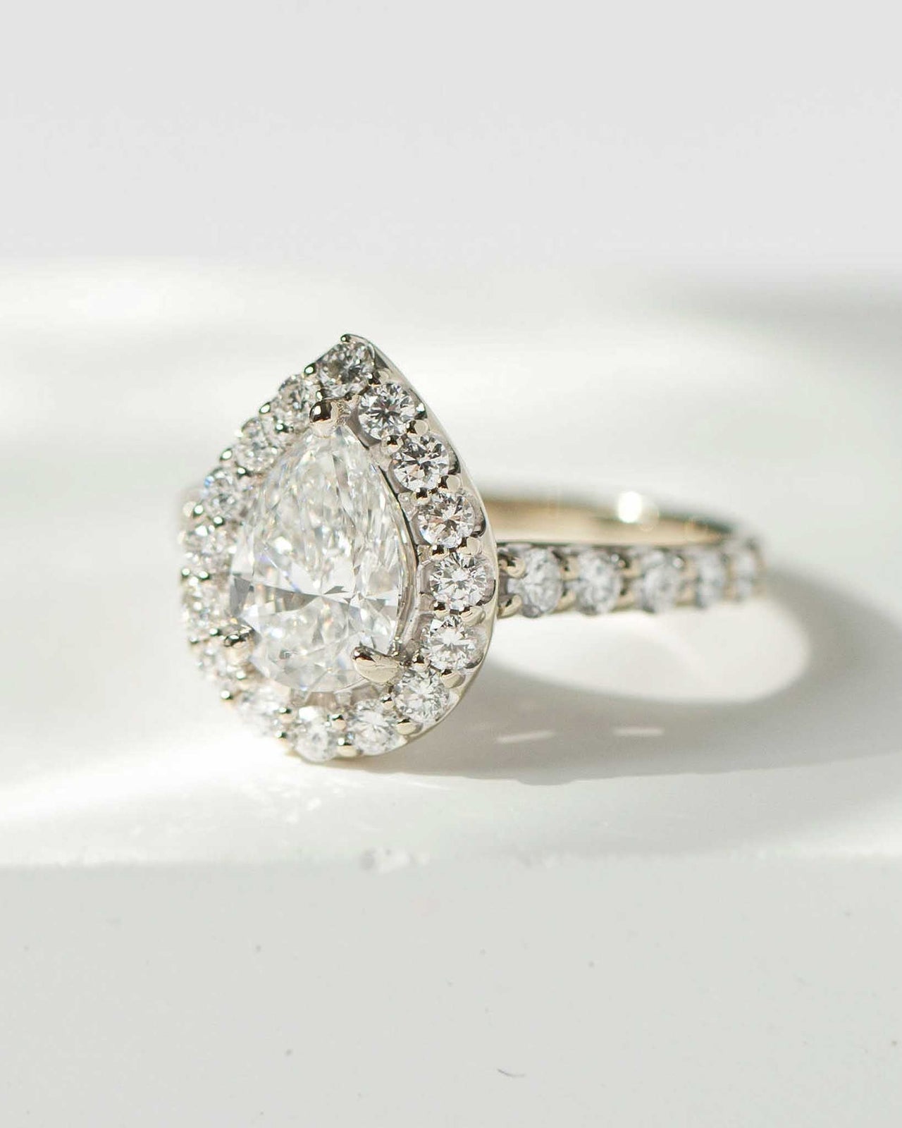 The Perfect Pear Diamond - Sara Gallo Custom Jewelers