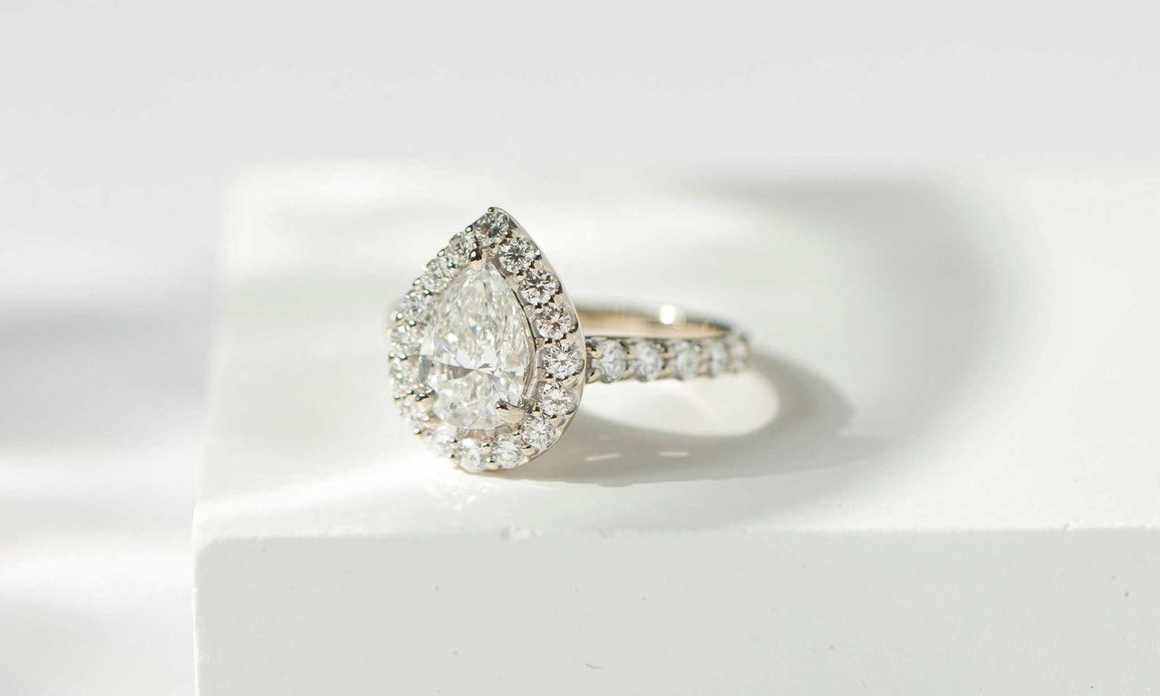 The Perfect Pear Diamond - Sara Gallo Custom Jewelers